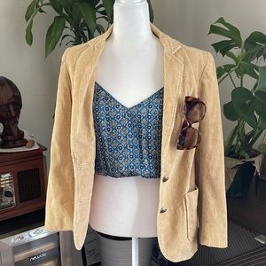 Vintage Corduroy blazer in Cream